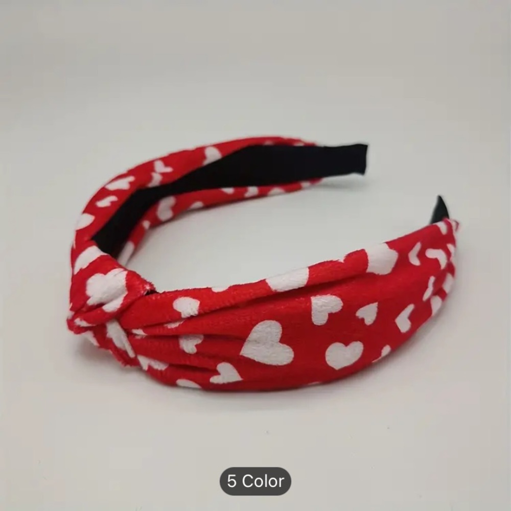 NWT Red /white headband   Perfect for Valentine’s Day or a gift!!